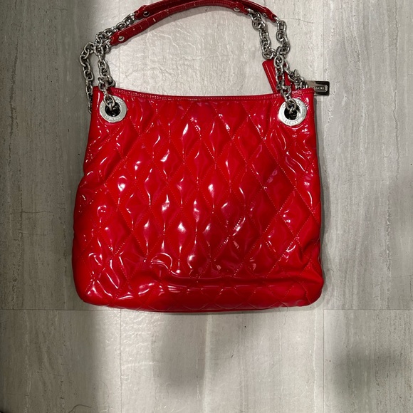 Patton Red Leather Coach Bag - Picture 6 of 6